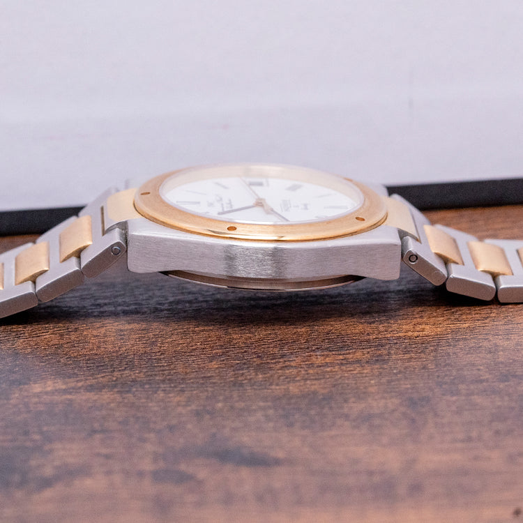 1980s IWC Ingenieur SL Quartz Steel & Gold on Bracelet 34mm