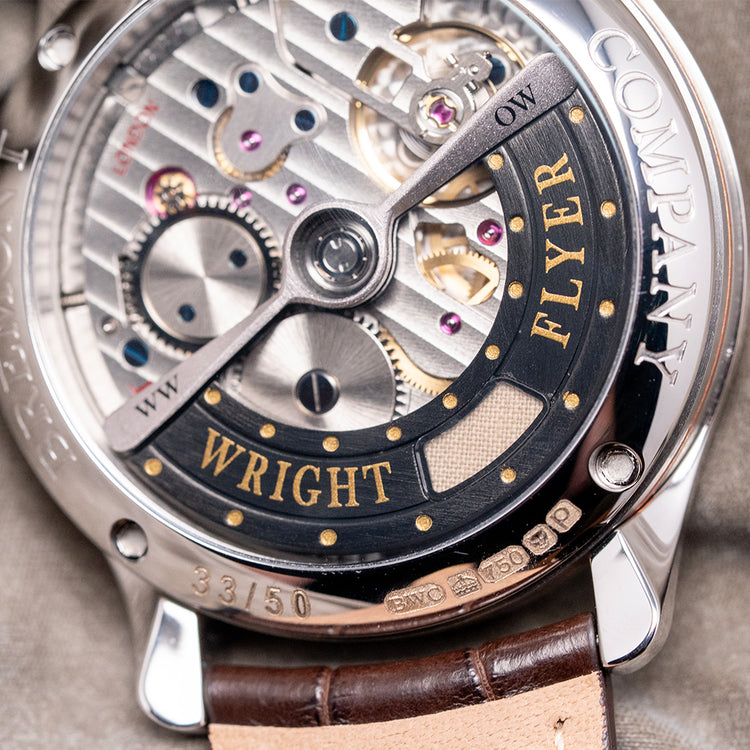 2010s Bremont Wright Flyer 18ct White Gold Limited 43mm