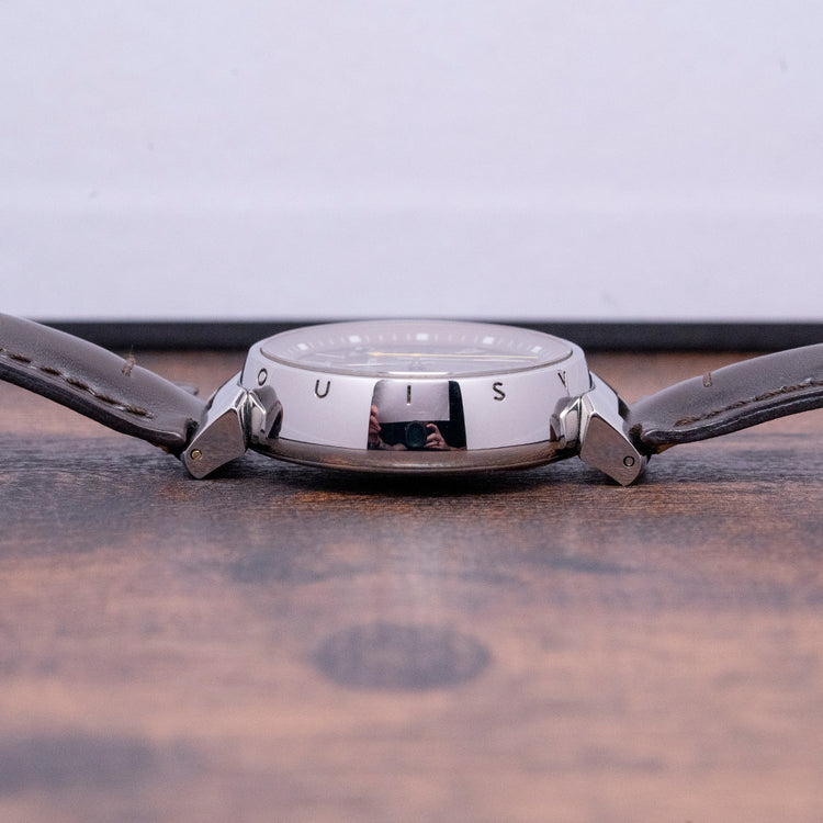 2018 Louis Vuitton Tambour Brown Quartz 34mm Q1311