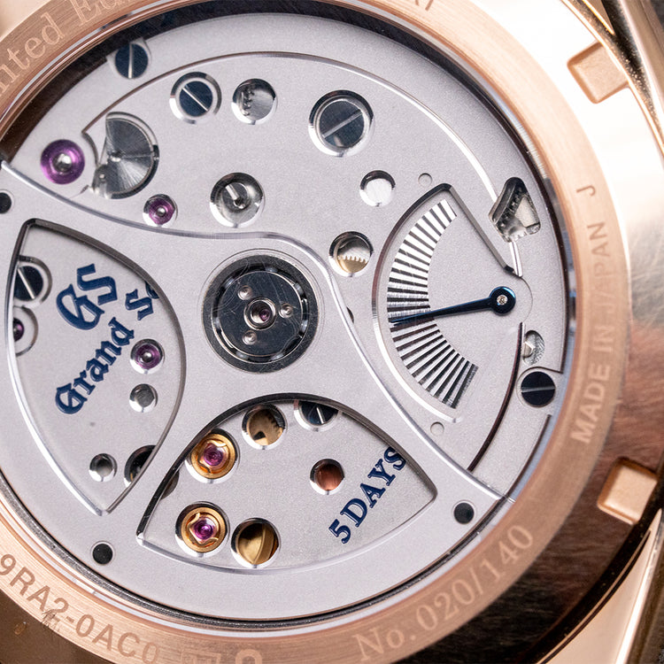 2022 Grand Seiko 18ct Rose Gold 'Tree-Rings' SLGA008J 40mm Limited