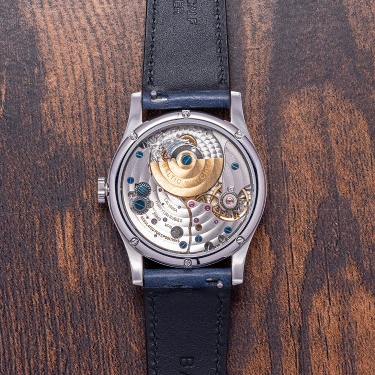 2022 Baltic MR01 Salmon Dial Automatic Micro-Rotor 36mm