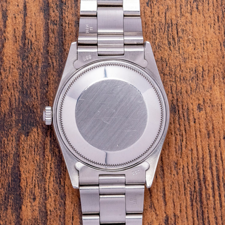 1982 Rolex Oyster Perpetual Date 34mm Silver Dial 15000