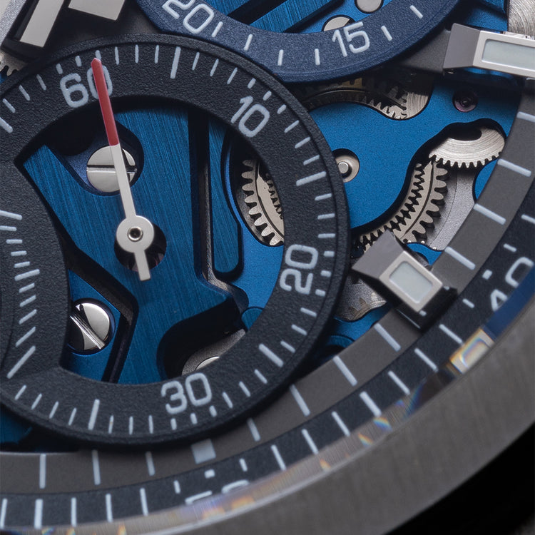 2020 Zenith Defy El Primero 21 Titanium Blue on Bracelet