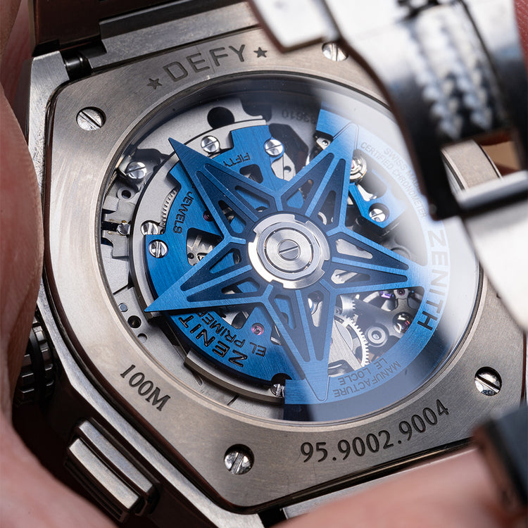 2020 Zenith Defy El Primero 21 Titanium Blue on Bracelet