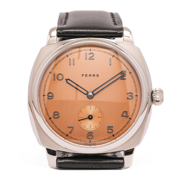 2020 Fears Brunswick Salmon Dial Exhibition Back