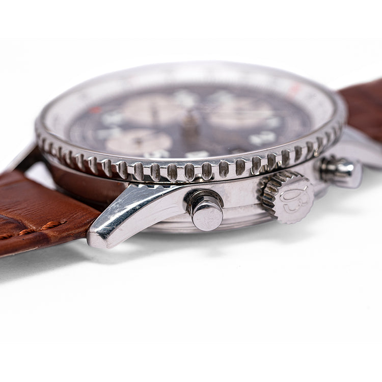 1990s Breitling Old Navitimer II Automatic Blue Arabic A13022