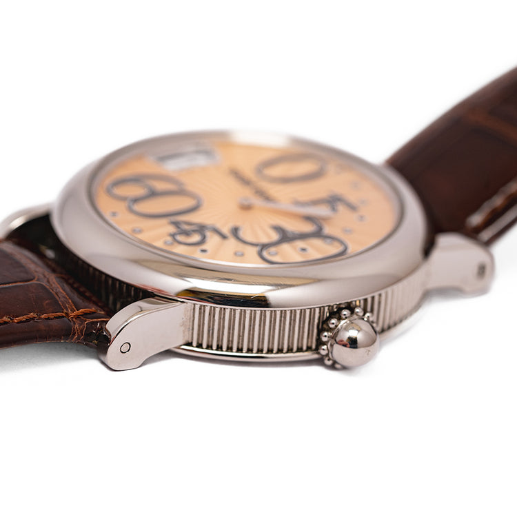 2004 Gerald Genta Jump Hour Retrograde REC.L.10 Box & Papers