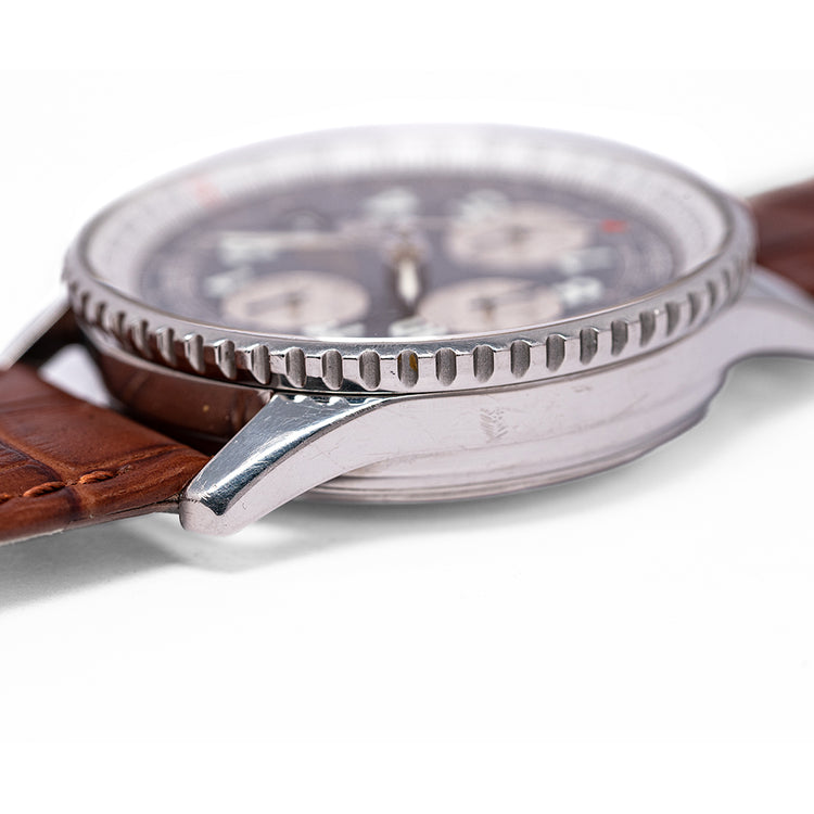 1990s Breitling Old Navitimer II Automatic Blue Arabic A13022