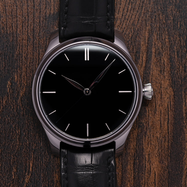 Unworn 2023 H.Moser & Cie Endeavour Centre Seconds Vantablack 1200-1235