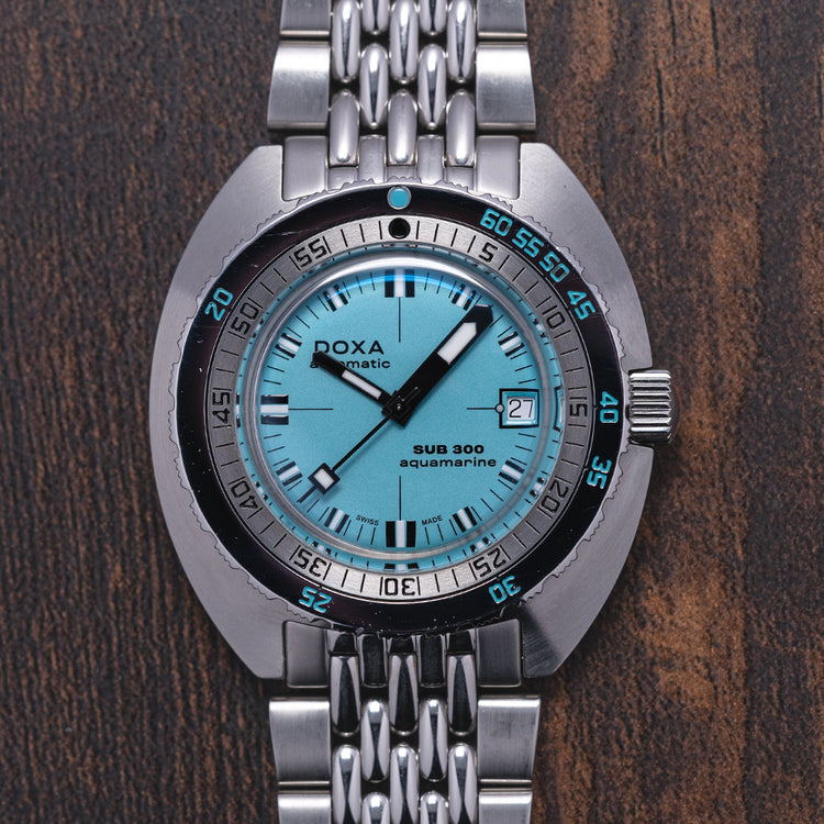 2021 Doxa SUB 300 Aquamarine Blue 821.10.241.10
