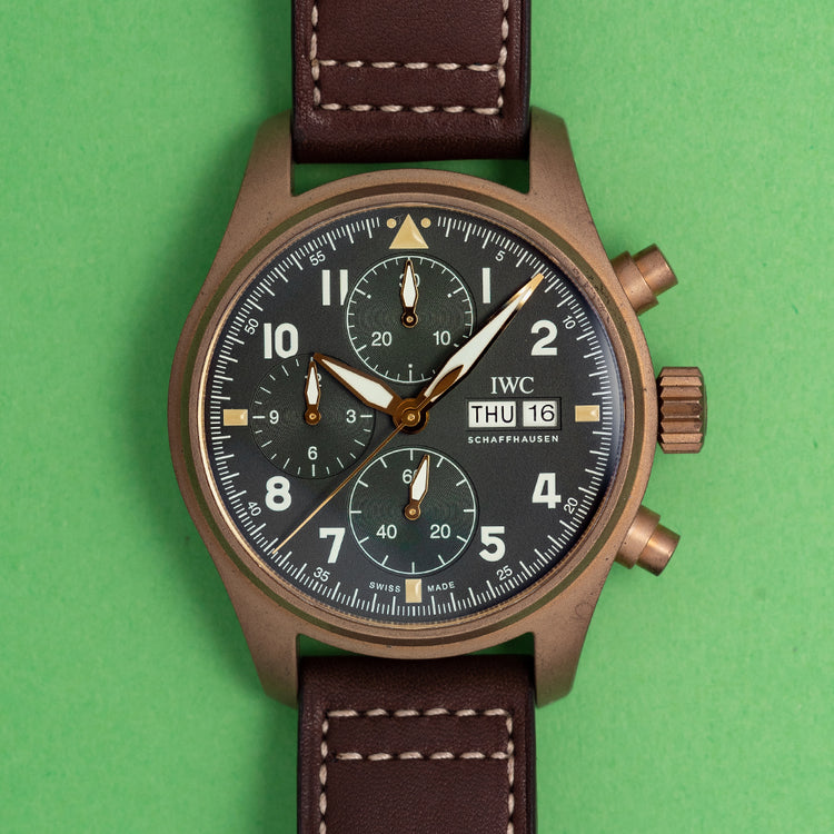 2019 IWC Big Pilot Spitfire Chronograph Bronze IW387902