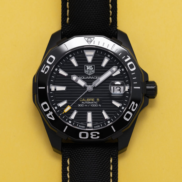 2020 TAG Heuer Aquaracer Caliber 5 Black WAY218A.FC6362