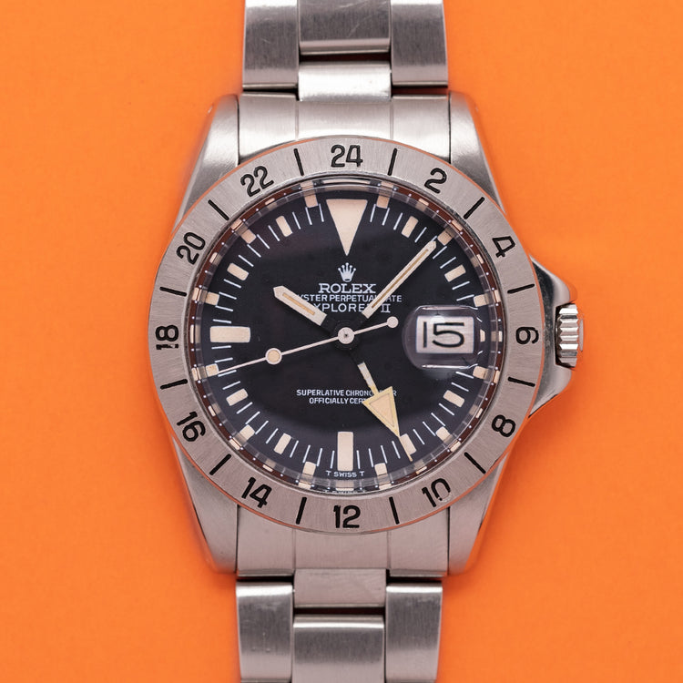 1975 Rolex Explorer II "Freccione" 1655 "Albino" MK2