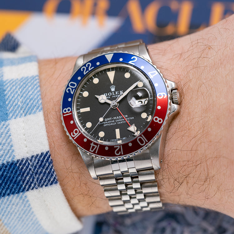 1972 Rolex GMT-Master "Pepsi" MK2 Matte Dial 1675