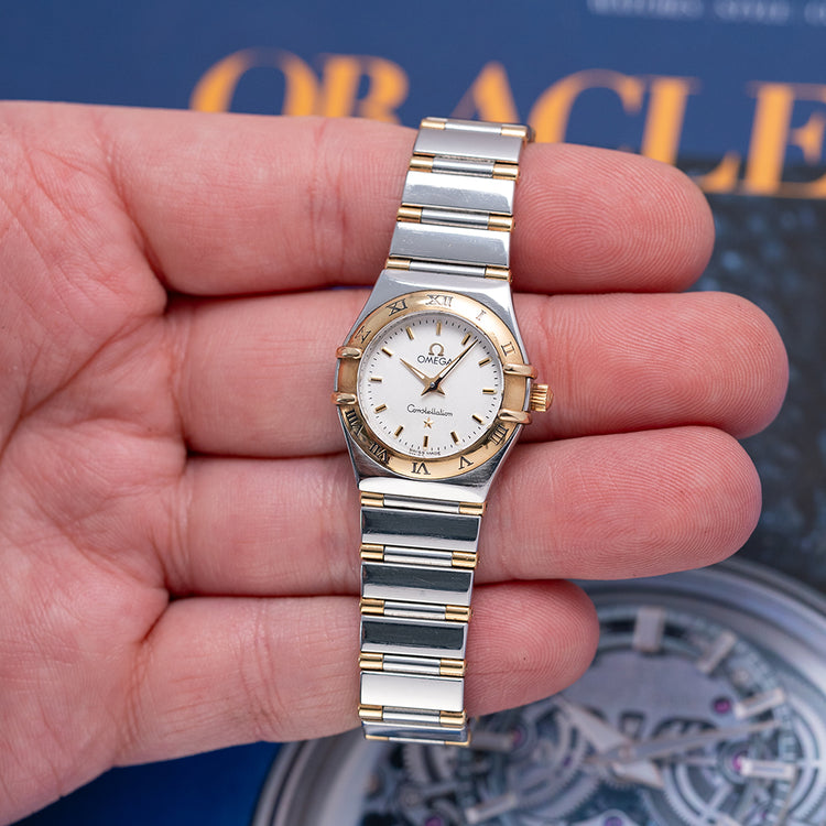 1990s Ladies Omega Constellation Quartz Steel & Gold 795.1203