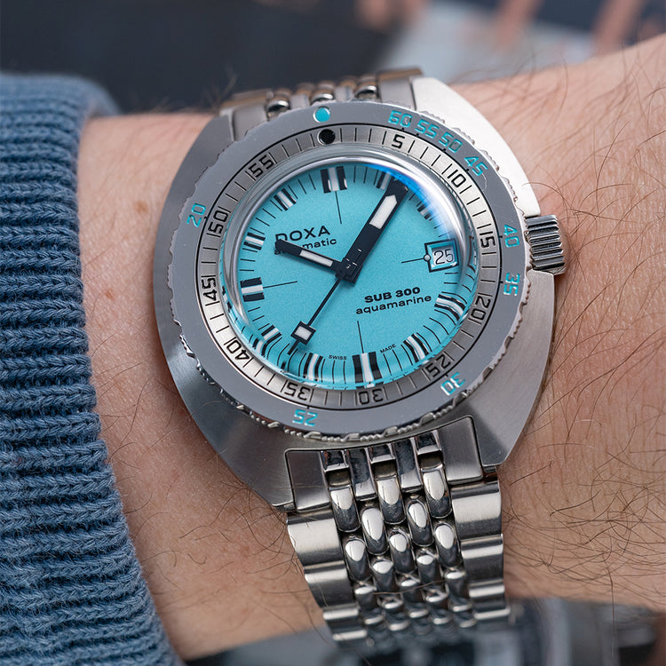 2021 Doxa SUB 300 Aquamarine Blue 821.10.241.10