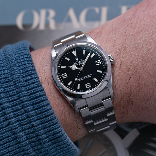 2001 Rolex Explorer 1 36mm 114270 on Bracelet K Serial