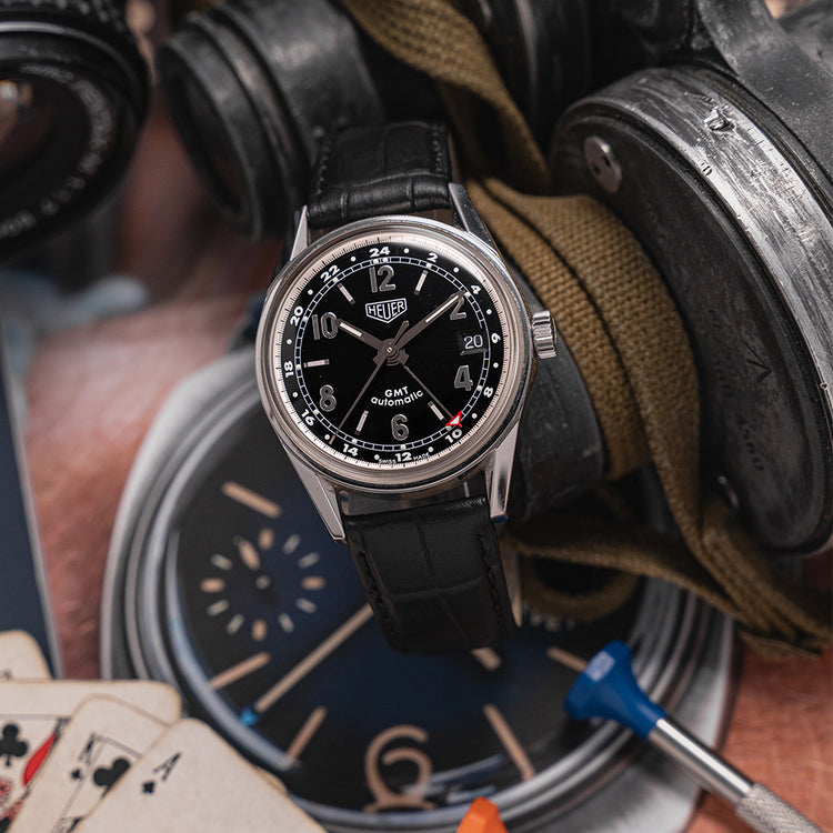 2002 Heuer Carrera GMT 1964 Re-Edition WS2113 Box & Papers