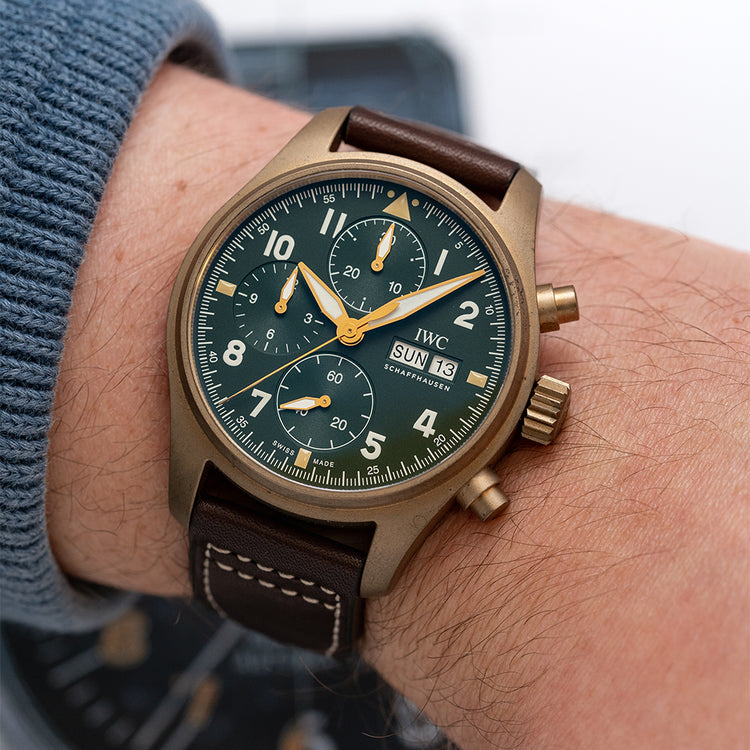 2019 IWC Big Pilot Spitfire Chronograph Bronze IW387902
