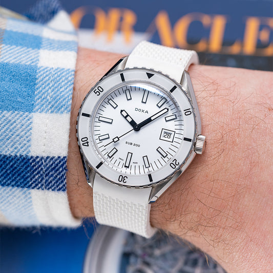 2021 Doxa Sub 200 White Pearl 42mm 799.10.011.23