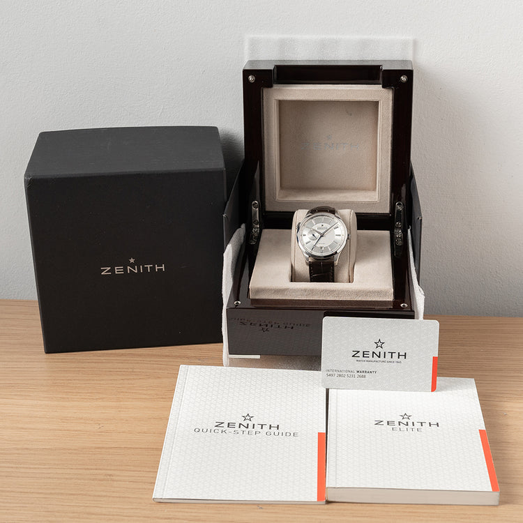 2018 Zenith Captain Elite Dual Time 03.2130.682/02.C498