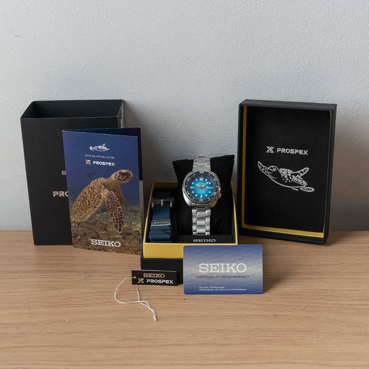 2022 Seiko Prospex Turtle U.S. Special Edition SRPH59 Blue