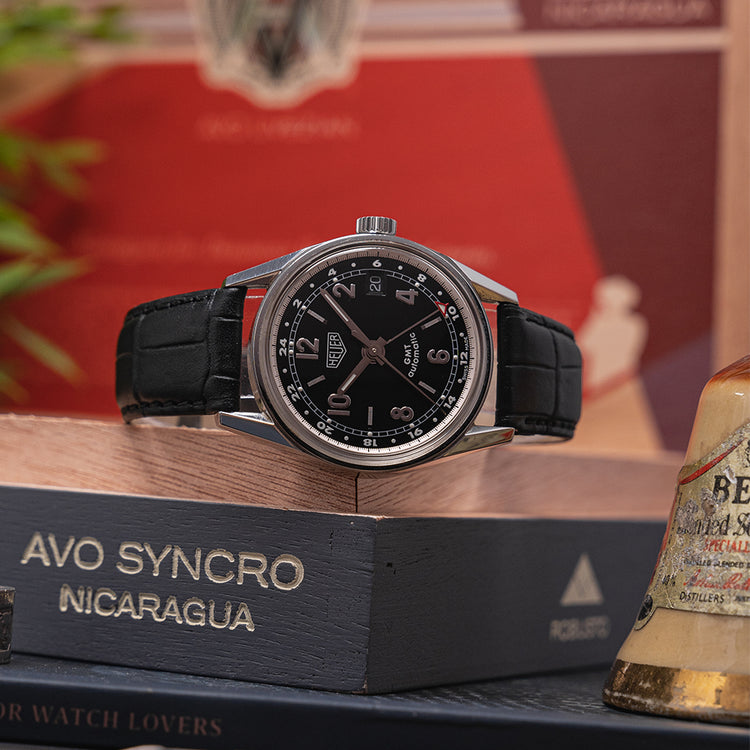 2002 Heuer Carrera GMT 1964 Re-Edition WS2113 Box & Papers