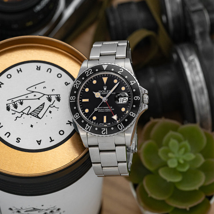 1984 Rolex GMT-Master Black Bezel Tritium 16750