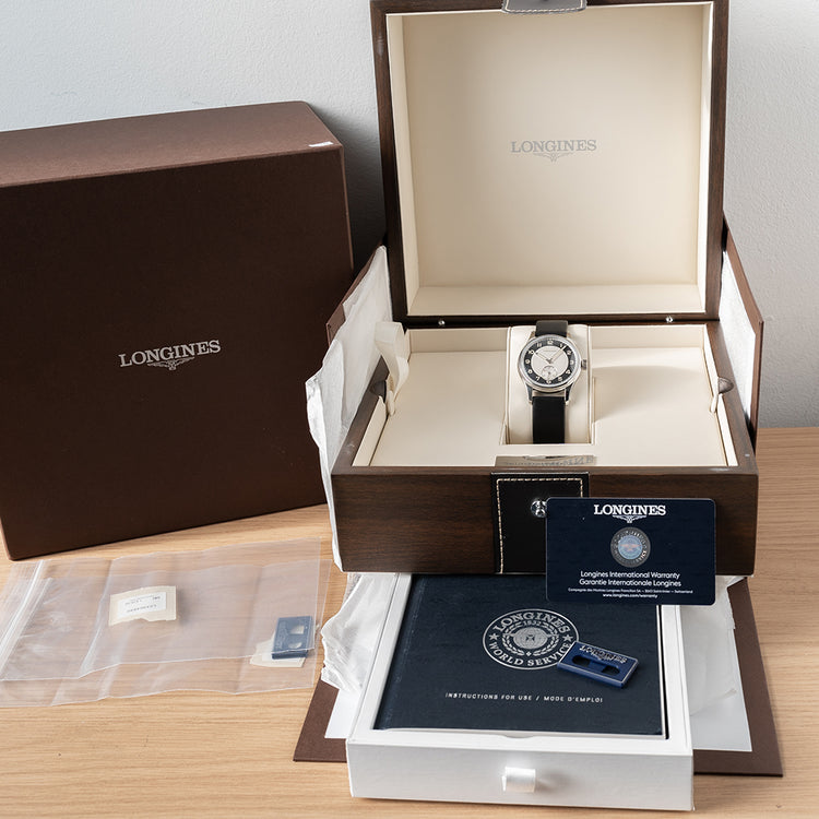 2021 Longines Heritage Classic Tuxedo Automatic L2.330.4.93.0