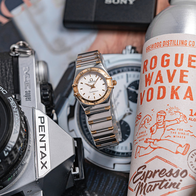 1990s Ladies Omega Constellation Quartz Steel & Gold 795.1203