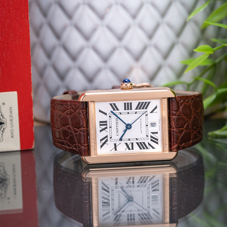 2020 Cartier Tank Solo XL Rose Gold Automatic W5200026