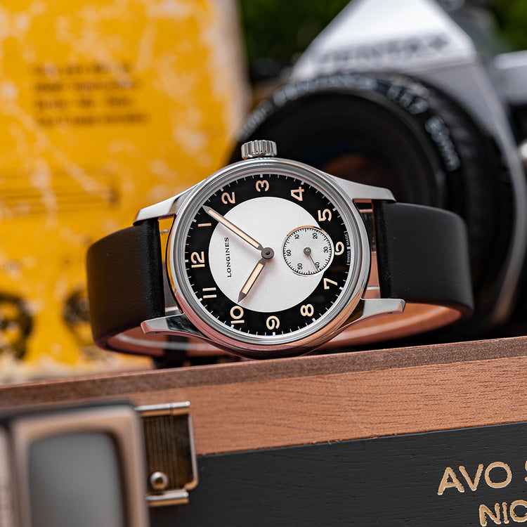 2021 Longines Heritage Classic Tuxedo Automatic L2.330.4.93.0