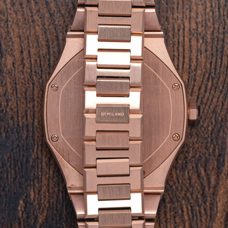 2021 D1-Milano Ultra Thin Rose Gold Quartz UTBL09 34mm