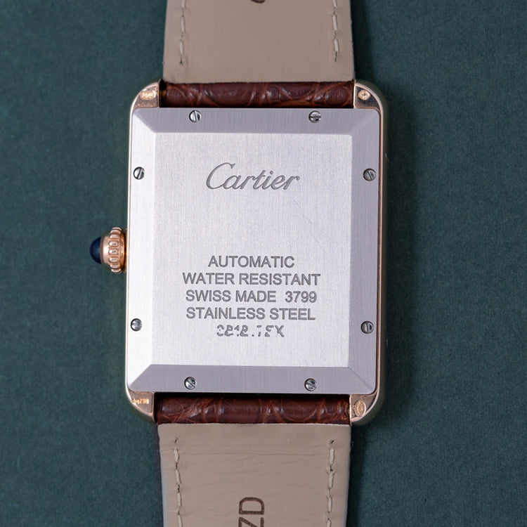 2020 Cartier Tank Solo XL Rose Gold Automatic W5200026