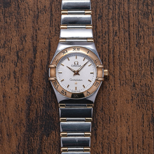 1990s Ladies Omega Constellation Quartz Steel & Gold 795.1203