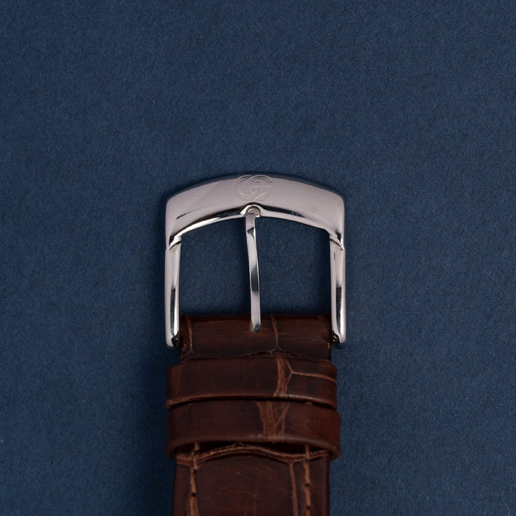 2004 Gerald Genta Jump Hour Retrograde REC.L.10 Box & Papers