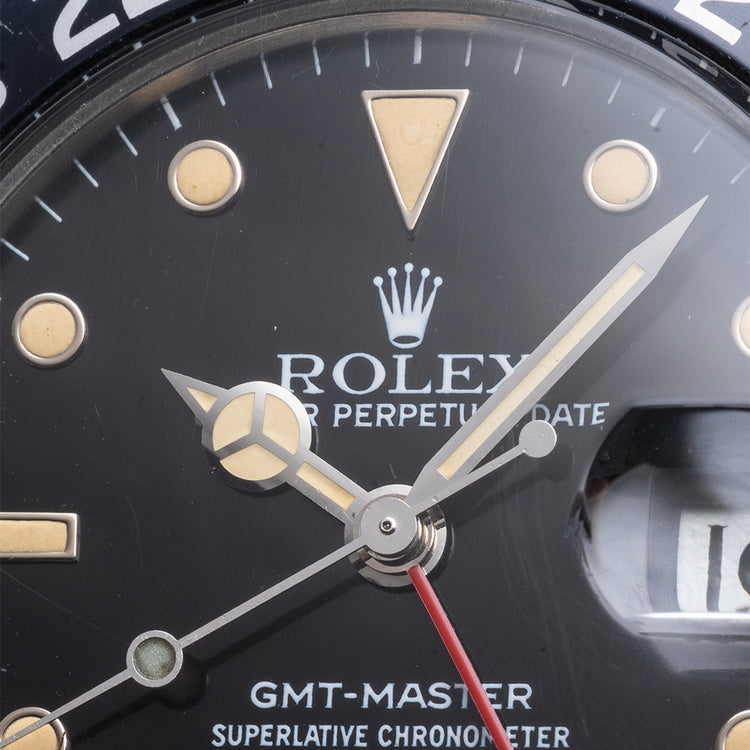 1984 Rolex GMT-Master Black Bezel Tritium 16750