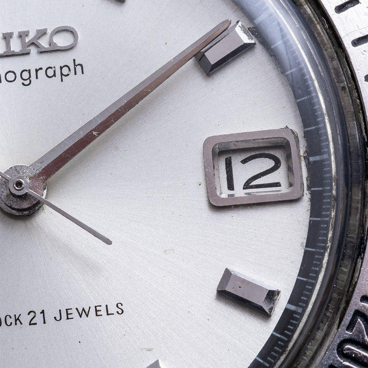 1965 Seiko Monopusher Chronograph Silver 5717-8990