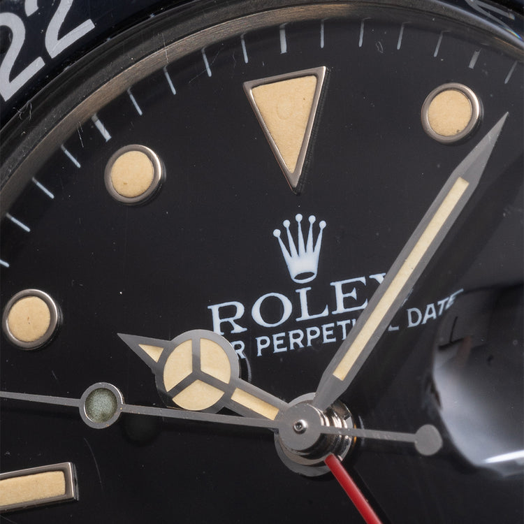 1984 Rolex GMT-Master Black Bezel Tritium 16750