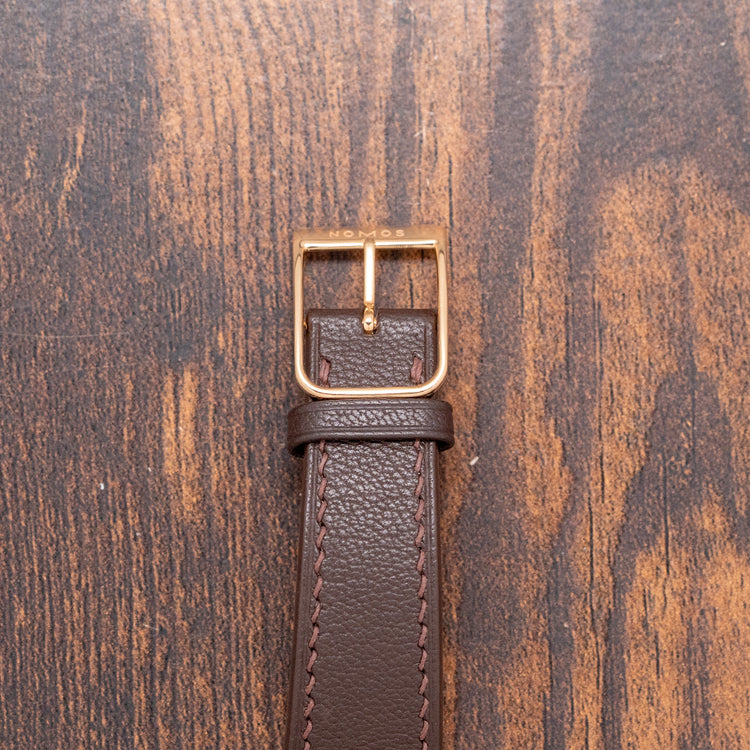 2017 Nomos Lambda 39 18ct Rose Gold Power Reserve 953