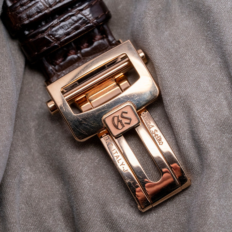 2022 Grand Seiko 18ct Rose Gold 'Tree-Rings' SLGA008J 40mm Limited