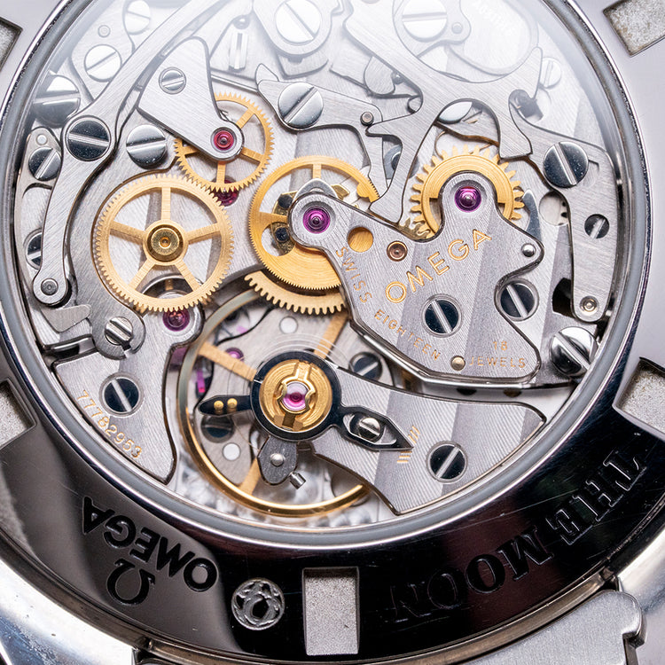 2019 Omega Speedmaster Moonphase Aventurine Dial 44mm