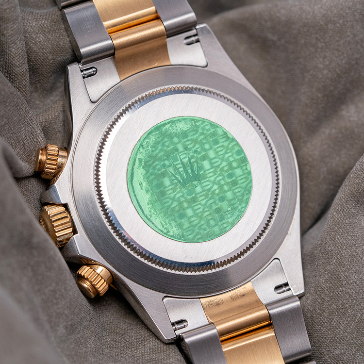 2002 Rolex Daytona Steel & Gold 'Slate' Dial 40mm Unpolished 116523