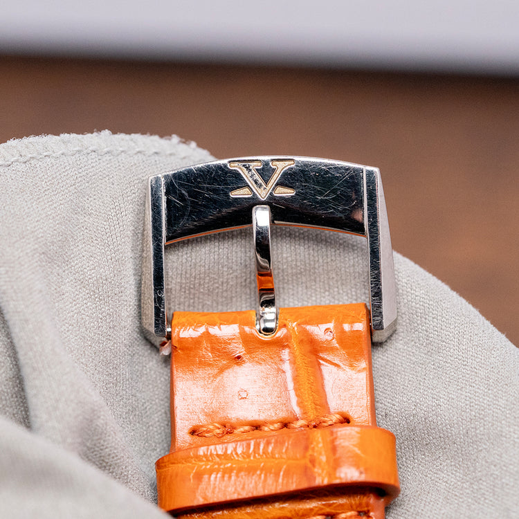 2000s Villemont 18ct White Gold Split Second Chronograph 43mm