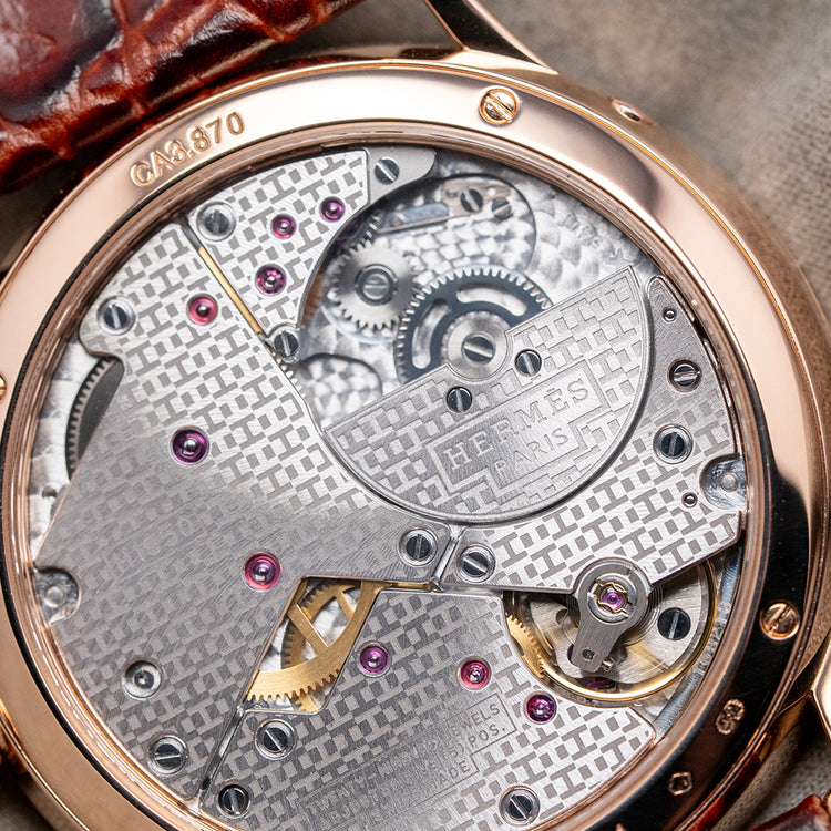 2016 Hermès Slim d'Hermès Quantieme Perpetuel Rose Gold CA3.870