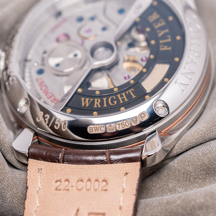 2010s Bremont Wright Flyer 18ct White Gold Limited 43mm