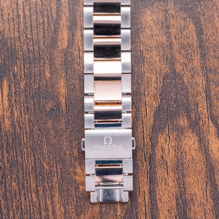 2019 Omega Seamaster Aqua Terra Silvery Dial 38mm Steel & Gold