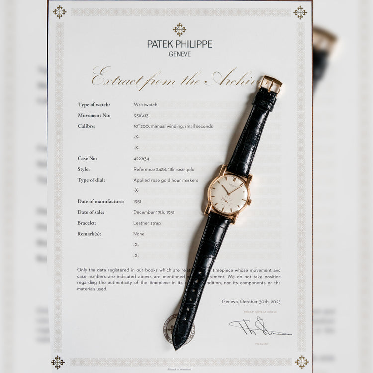 1951 Patek Philippe Calatrava 18ct Rose Gold 34mm 2428