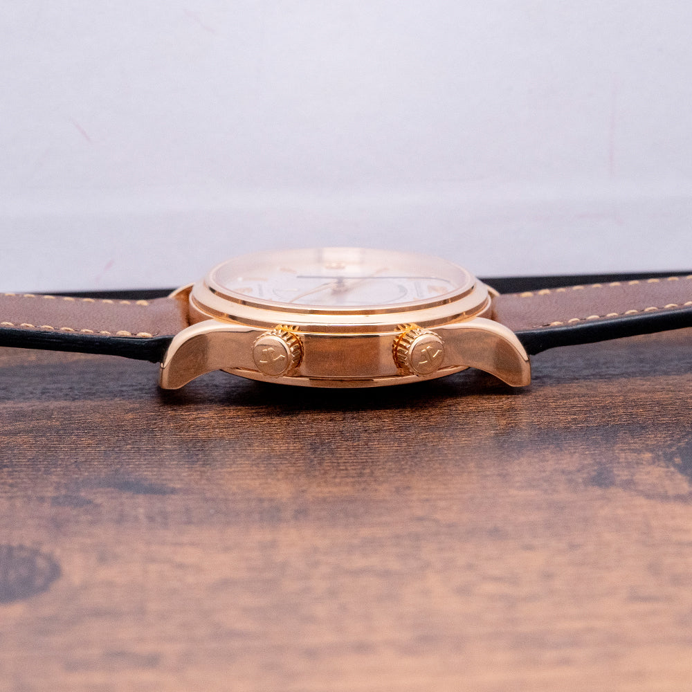 2000s Jaeger LeCoultre Reveil Alarm 18ct Rose Gold 141.2.97