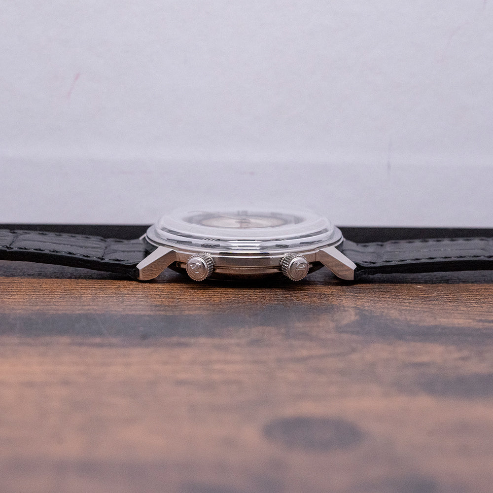 1960s LeCoultre Memovox 'Tuxedo' Dial World Timer Cal. 911 34mm